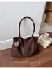 Bolso tote de moda para mujer estilo retro transfronterizo con textura de gamuza, gran capacidad, adecuado para ir al trabajo, bolso de hombro para mujer, y se puede llevar bajo el brazo