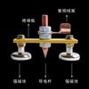 Máquina de Reparación de Lámina Metálica Pinza de Tierra de Cobre Hierro Artefacto Doble Fuerte Artefacto Magnético de Hierro Máquina de Reparación de Lámina Metálica con Cabeza de Hierro