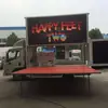 Vehículo publicitario grande multifuncional, vehículo promocional y vehículo de escenario móvil marca Azul - directo del fabricante, hecho en China