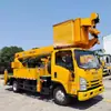 Veículo de Trabalho Aéreo Isuzu 20m Montado na Frente com Cesto Isolado Capacidade de Carga 200kg Rotação 360 graus Quatro Pernas Manutenção de Subestação