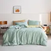 Juego de ropa de cama de cuatro piezas Lenzing Tencel Clase A de 100 hilos, sábana de cama de seda helada Lyocell, sábana bajera, funda de edredón de seda, ropa de cama de alta gama