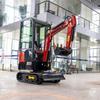 Exportado a Arabia Saudita: Mini Excavadora de Orugas, Excavadora Pequeña para Trabajos de Demolición en Interiores, Excavadora Multifuncional de 1 Tonelada