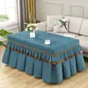 Conjunto de Capas para Mesa de Fogo Retangular Novo Estilo Conjunto de Mesa de Centro Cobertura de Mesa Aquecida Inverno Grosso Caxemira Cobertura para Fogão Elétrico Manta de Fogo