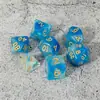 Set de Dados Multilado Starlight New para Juegos de Rol de Mesa, Set de 7 Dados, Accesorios Creativos al por Mayor