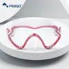 Gafas de Buceo de Marco Grande Snorkel Semi-Seco Set de Buceo de Dos Piezas Lente de PC Cuerpo de Tubo de PVC Origen del Fabricante