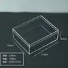 Caixa de Embalagem para Joias de Colar, Caixa de Armazenamento Longa de Acrílico Transparente, Exibição de Amostras Minerais, Em Estoque, Personalizável com Logo
