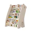 Estantería para bebés, estante para libros ilustrados infantiles, estantería de almacenamiento de libros de varias capas de pie, armario de almacenamiento para jardín de infantes, estantería de dibujos animados para el hogar