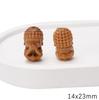 1 cuentas sueltas de madera cuentas de sándalo Barbie cuentas de sándalo hechas a mano diy pulsera de juego de texto nuevas cuentas de madera chinas pulsera con colgante pequeños accesorios