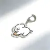 Transfronteiriço 2026 Desenho de Linha de Desenho Animado Maltês Cachorrinho Chaveiro Estudante Pingente de Acrílico Fofo e Divertido I