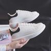 Tênis Brancos Versátil Estudante Solado Grosso Sapatos Femininos Tênis Estilo Casal Sapatos Esportivos Casuais 2024 Sapatos Casuais da Moda Masculina