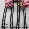 En stock al por mayor 1.3CM núcleo cuerda tejida línea de pliegue terciopelo línea dorada estilo pequeño fragante cuerda de encaje ropa zapato bolsa