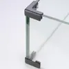 Vitrina combinada de aluminio para cabello liso de fábrica Clip de vidrio en forma de T y L Acuario Vidrio reforzado Protector de esquina de ángulo recto de 90 grados