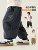 Pantalones Gruesos para Niños de Dudu, Pantalones Casuales de Invierno para Niños con Forro de Felpa, Pantalones Casuales de Invierno para Niñas, Pantalones Largos para Bebé, Estilo Moderno