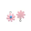 Al por mayor Lindos Accesorios de Joyería Artificial de Resina Colgante de Flor Pequeña Colorida Collar DIY A800897