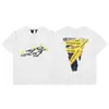 Camiseta Original da Marca Tide com Estampa de Cobra Articulada Meichao High Street Metal Industrial Letra Hot Diamond Manga Curta