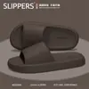 Pantuflas de Suela Gruesa Eva para Uso en Exteriores, Sandalias de Verano con Suela Suave Super Antideslizantes, Pantuflas Antideslizantes y Antiolor de Hotel de Lujo para Baño
