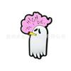 Venta Caliente Transfronteriza Halloween Sombrero de Paja Accesorios DIY Taza de Té de Leche Lista para Usar Clip para Popote de Goma Suave Dibujos Animados PVC Cubierta para Popote