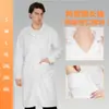 Uniforme de trabajo de doctor, bata blanca, unisex, para hospitales, clínicas y clínicas veterinarias; ropa de trabajo transpirable y uniformes médicos, al por mayor