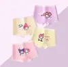 Calzones de algodón puro para niñas, transpirables, con diseño de caricaturas, tipo triángulo, para niñas jóvenes y mayores