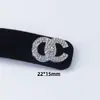 Estilo Chanel logo headpiece feito à mão acessórios de cabelo material DIY tinta spray acessórios de joia de liga estilo coreano estilo ins moda