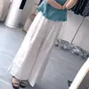Conjunto Fresco y Elegante de Verano 2026 Estilo Francés Cuello Redondo: Elegante Diseño, Rejuvenecedor, Versátil Top de Manga Corta para Mujer y Pantalones de Pierna Ancha