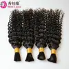 Trenzas de Cabello Transfronterizas Europeas y Americanas 10a Trenzado Cabello a Granel Humano Rizado Profundo