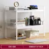 Estantería de escritorio para dropshipping, pequeña, simple, para dormitorio, estante de almacenamiento de hierro, estante de oficina, almacenamiento de mesa, sala de estar