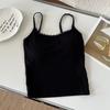 Deseo Puro Sexy Encaje Pequeño Hermoso Espalda Camisola para Mujer con Almohadillas para el Busto para Verano Ropa Interior y Ropa Exterior Encaje Delgado Hermosa Espalda