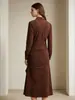 Vestidos Europeos y Americanos de Amazon, Nuevos Estilos de Primavera y Verano, Mangas Largas con Volantes en los Bordes, Ajustados, Vestidos Largos Irregulares, Ropa Femenina Transfronteriza
