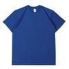 Camiseta de Algodão Puro 230g de Manga Curta Pesada Algodão Penteado de Xinjiang para Casal Cor Sólida Marca Moderna Solta Manga Meia Manga Lisa