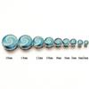 AliExpress deseo acero inoxidable rosca redonda gota de aceite aurícula expansor de oreja perforación humana joyería de oreja al por mayor