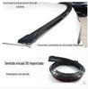 Cauda universal do carro dois compartimentos três compartimentos padrão de fibra de carbono sem soco asa de pressão asa superior de fibra de carbono modificada cauda pequena