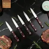 Faca de Frutas Afiada com Textura de Madeira Imitada Mais Vendida Fábrica Atacado por 1 Yuan Faca de Descascar Doméstica para Exterior Faca de Cortar Frutas para Dormitório