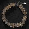 Pulsera de diamantes brillantes naturales herkimon joyería de cristal blanco diseño original pareja chica pulsera de pareja pulsera