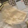 Bragas de seda de hielo para mujer, cintura media, sin marcas, encaje japonés, sexys, transpirables, ultrafinas, antibacterianas, con entrepierna de viscosa.