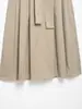 ZA comércio exterior transfronteiriço moda feminina item quente 2026 outono novo moda europeia e americana simples elegante saia midi de cintura média
