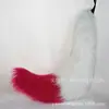 Orelha de besta de pelúcia grande feita à mão cauda de besta acessórios de joias para cosplay cauda de raposa Cauda de Lobo acessórios de cauda de gato
