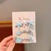 Lindo y Fresco Set de Pinzas para el Cabello para Niñas Estilo Océano Concha Estrella Perla Pasador Niñas Accesorios para el Cabello de Princesa Venta al por Mayor