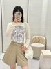 Ropa de Mujer de Alta Gama Estilo Europeo Shenzhen Nanyou Suéter de Cachemir Suave con Bordado Pesado Estilo Chanel en Stock