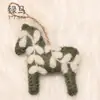 Estilo Ins Fieltro de Lana 3D Dibujos Animados Lindo Multicolor Caballo Pony Colgante Encanto para Bolso Llavero Accesorio