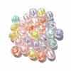 Amor AB cor acrílico transparente multi-estilo cor de contas de cor clara em contas diy corda de cabelo pulseira frisado acessórios de joias
