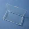 Caja de Plástico Transparente con Tapa para Joyería Transfronteriza, Perlas de Cera, Almacenamiento Guka, Piezas de Papelería, Caja de Embalaje, Caja Organizadora