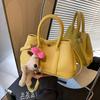 2025 Nova Bolsa Tote de Grande Capacidade Feminina Senmeng Casual Bolsa de Ombro de Verão para Trabalho