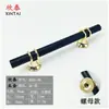 Plástico cabo longo Dourado + Dourado moderno simples puxador de porta de armário guarda-roupa puxador de gaveta de armário de sapatos dourado + preto