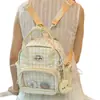 Nuevo Mochila Mini Transparente Estilo Perezoso Cuadros Dulces Frescos de Alto Valor Estilo Japonés Ins para Niñas