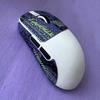 Aplicable a Logitech VAN F1 VXE R1 Dragonfly f1 r1 patrón cruzado de piel de lagarto pegatinas antideslizantes para ratón pegatinas antisudor