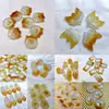 Colgante de Paz de Ágata Colorido Tipo Hielo, Amuleto de Paz con Forma de Caramelo de Calcedonia, Calabaza, Candado de Nube Auspiciosa, Colgante de Jade Zorro