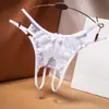 Bragas eróticas de encaje sexy para mujer con espalda descubierta, transparentes y seductoras, estilo europeo y americano, una pieza envío directo 2279