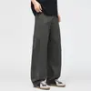 Pantalones Casuales de Trabajo Plegados Desestructurados Estilo Americano de Tencel para Hombre, Nueva Colección de Primavera, Marca de Alta Gama de Moda Pantalones de Pierna Ancha Scimitar Venta al por Mayor