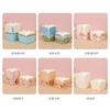 Copo Quadrado Descartável Resistente a Altas Temperaturas para Bolo, Porta-Copos de Papel para Chiffon de Hokkaido, Copo para Forno, Copo para Muffin 100